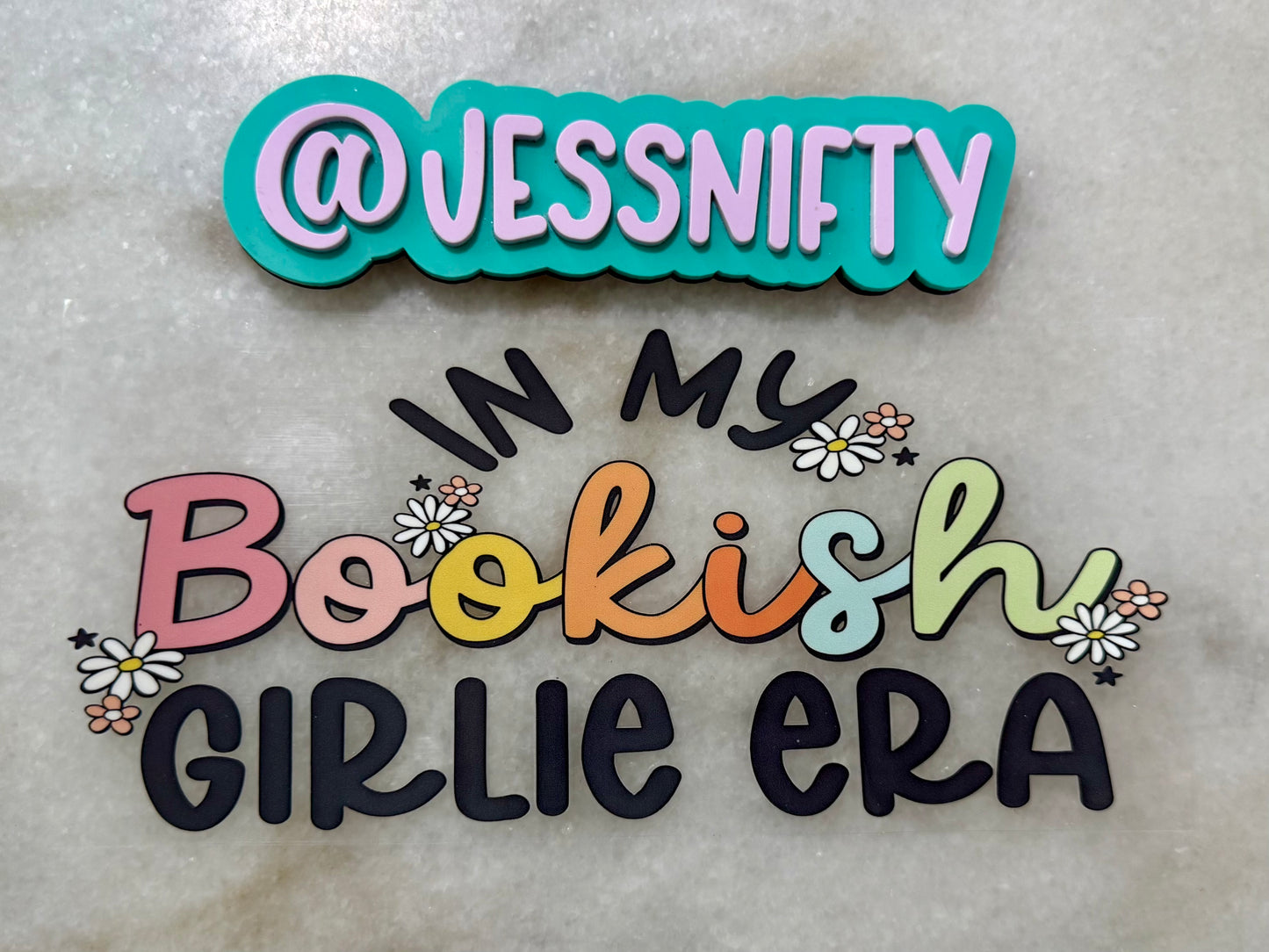 Bookish era decal