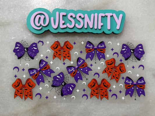 Halloween bows 2 decal