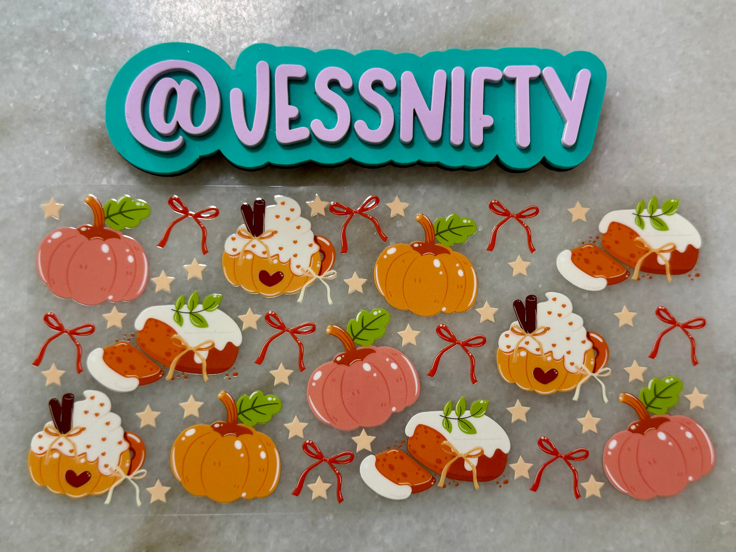 Sweet pumpkin decal
