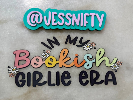 Bookish era decal