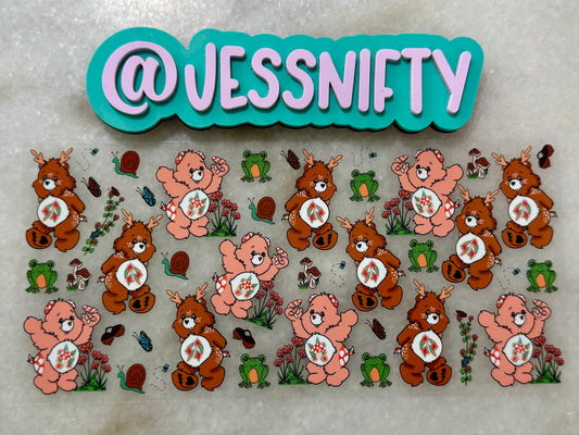Mushie bear decal