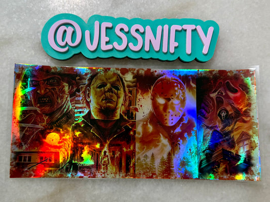 Holo horror icons decal