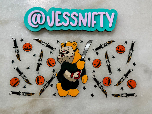 Scare bear decal