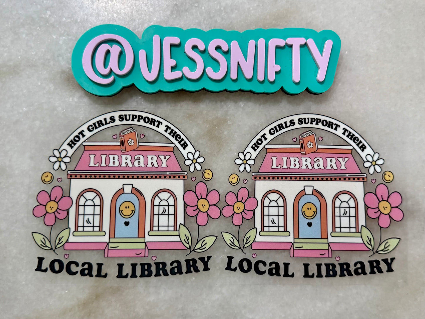 Local library decal