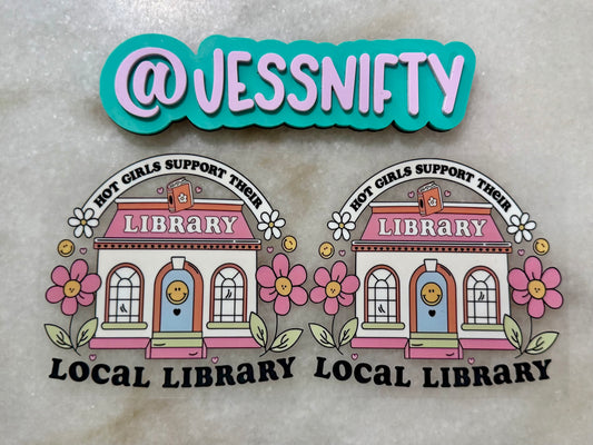 Local library decal