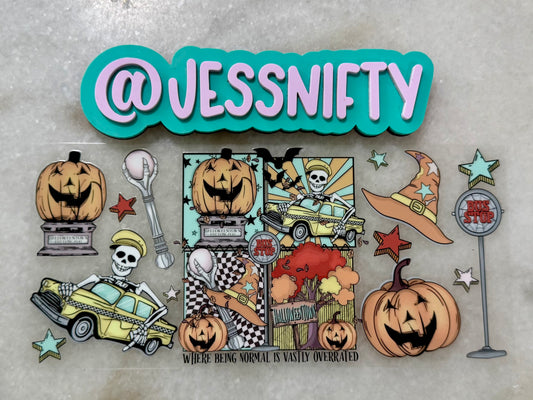 Halloween town decal