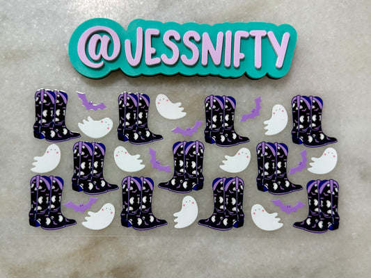 Ghostie boots decal