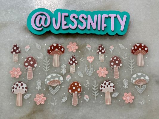 Mushroom decal