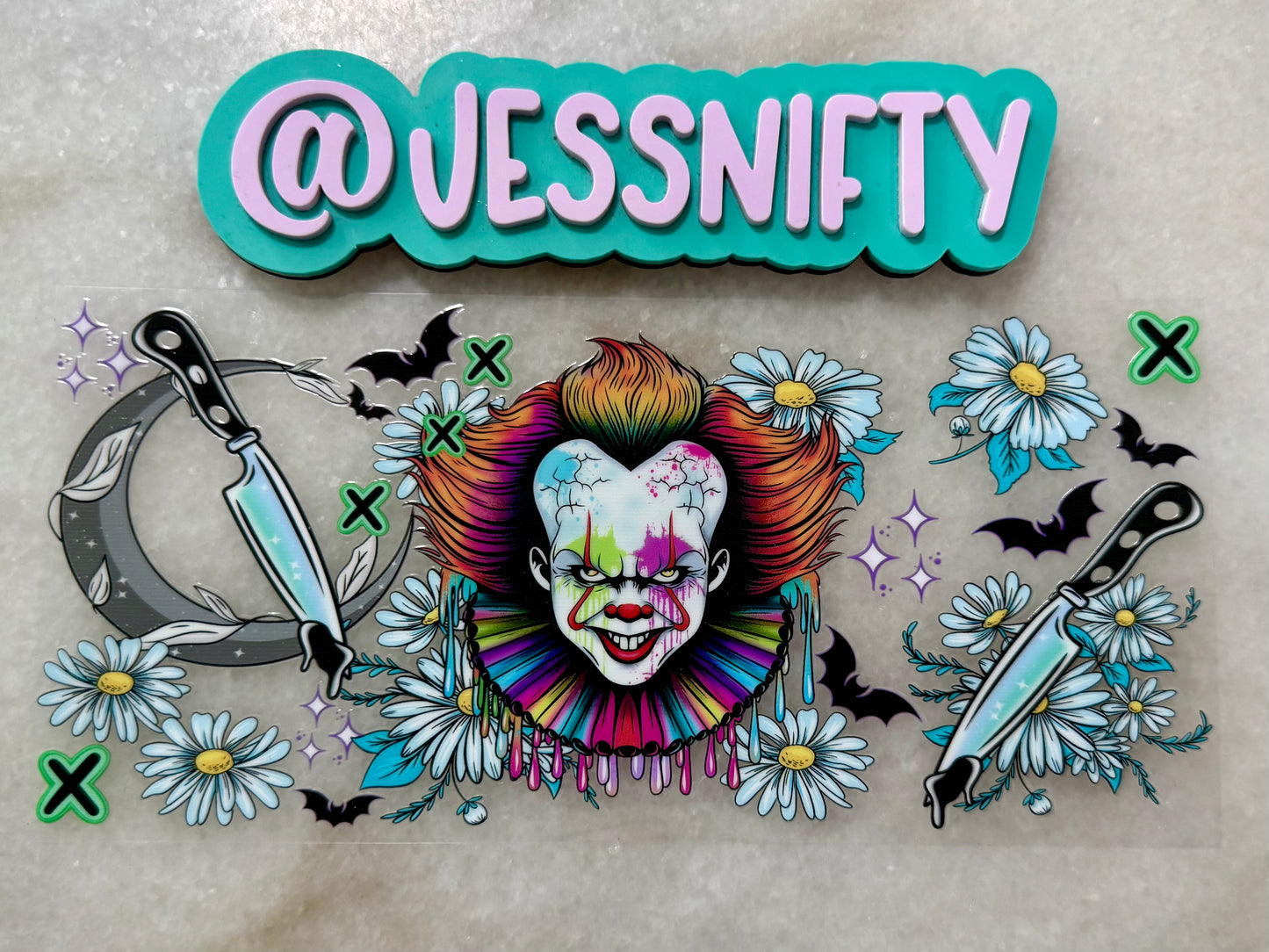 Floral it decal