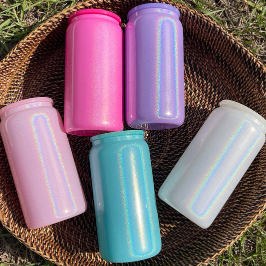 Iridescent Glass Cups